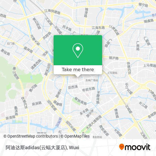 阿迪达斯adidas(云蝠大厦店) map