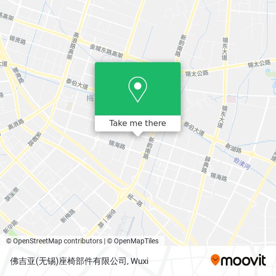 佛吉亚(无锡)座椅部件有限公司 map