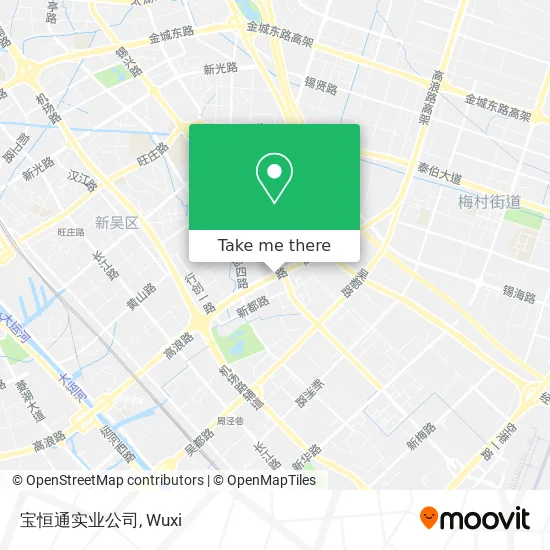 宝恒通实业公司 map