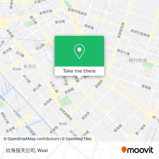 欣海报关公司 map