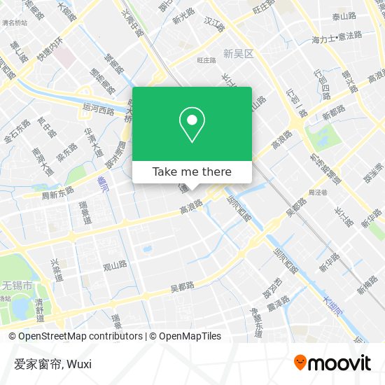 爱家窗帘 map