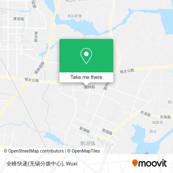 全峰快递(无锡分拨中心) map