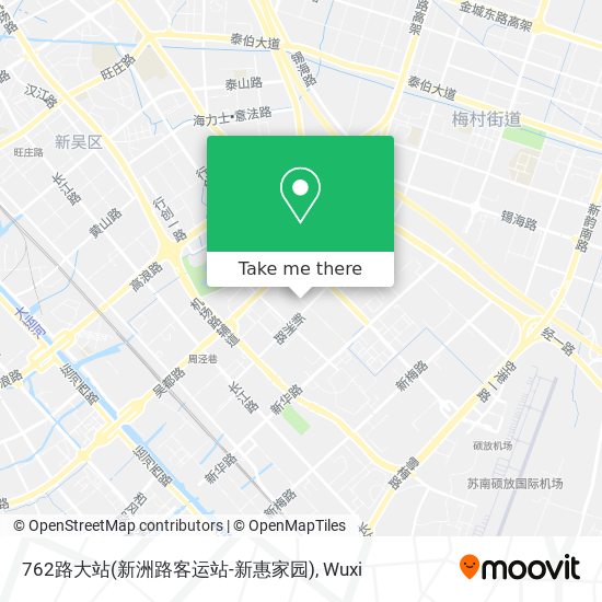 762路大站(新洲路客运站-新惠家园) map