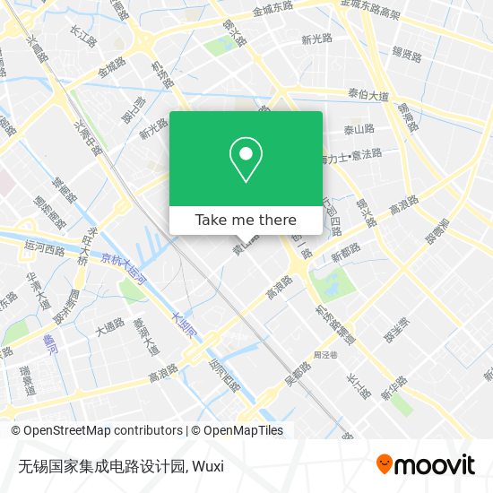 无锡国家集成电路设计园 map