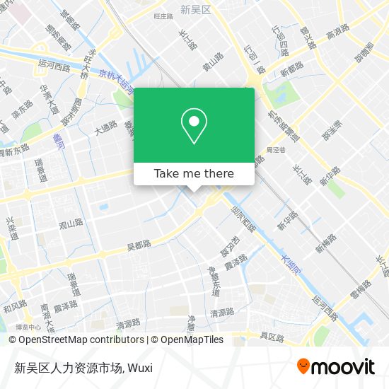 新吴区人力资源市场 map
