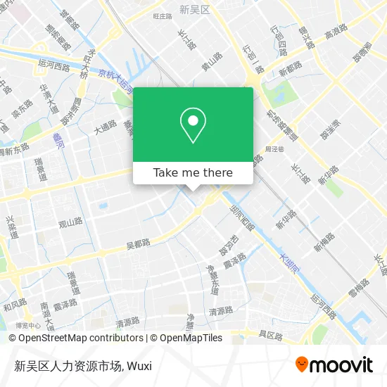 新吴区人力资源市场 map