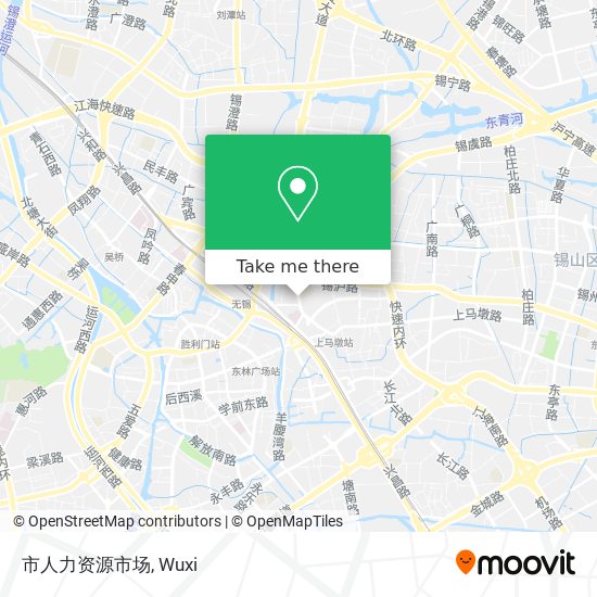 市人力资源市场 map