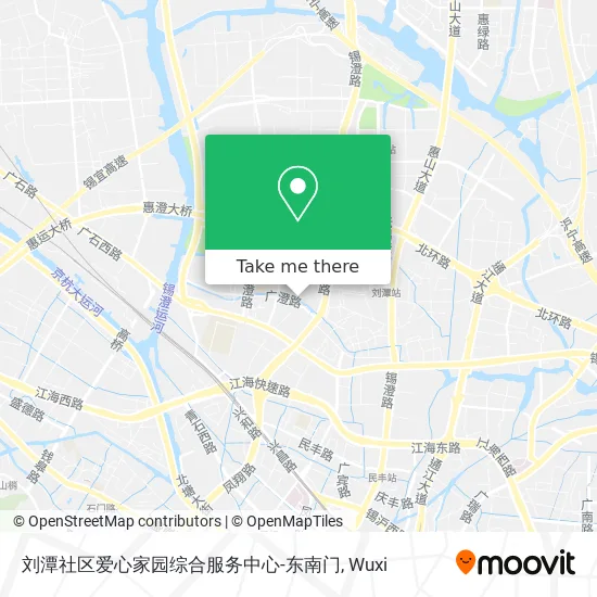 刘潭社区爱心家园综合服务中心-东南门 map