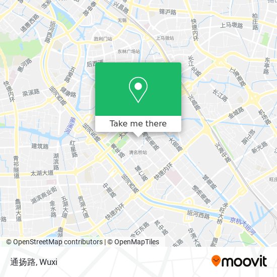 通扬路 map