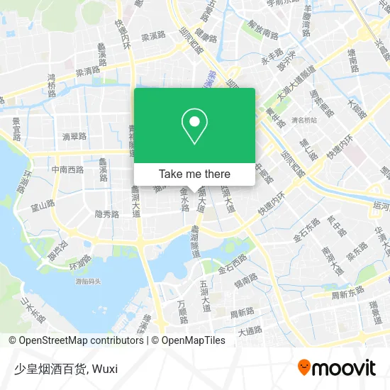 少皇烟酒百货 map