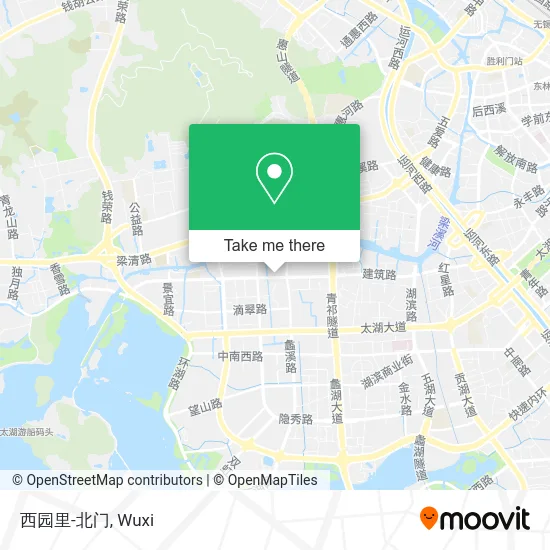 西园里-北门 map