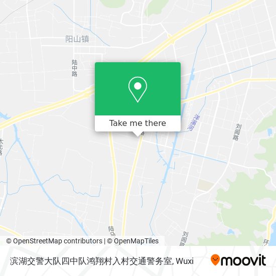 滨湖交警大队四中队鸿翔村入村交通警务室 map