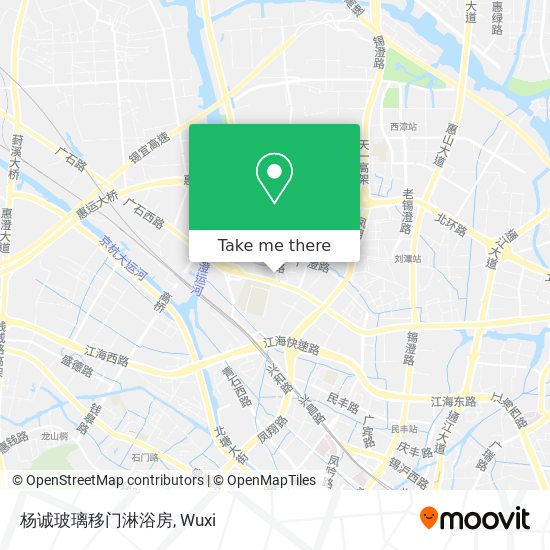 杨诚玻璃移门淋浴房 map