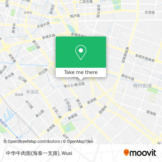 中华牛肉面(海泰一支路) map