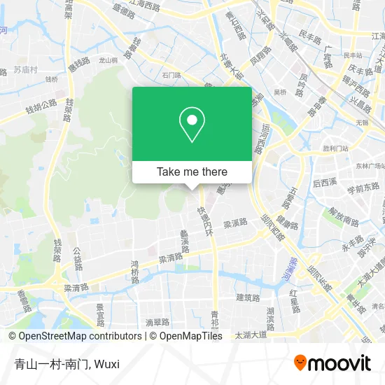 青山一村-南门 map