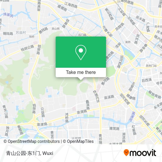 青山公园-东1门 map