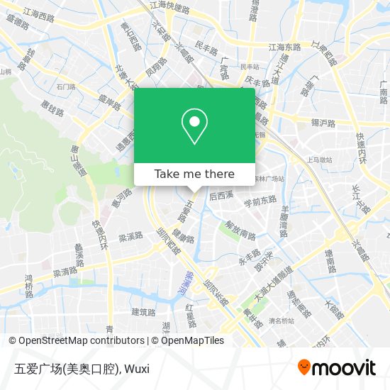 五爱广场(美奥口腔) map
