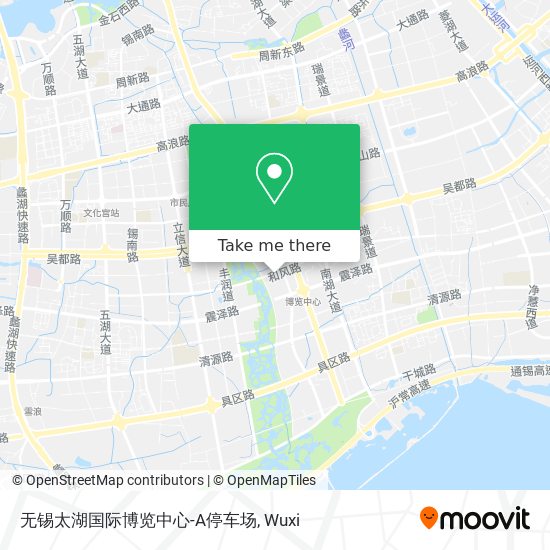 无锡太湖国际博览中心-A停车场 map