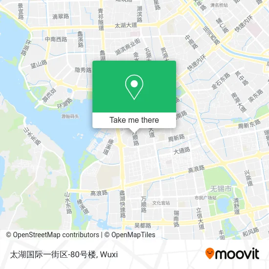 太湖国际一街区-80号楼 map