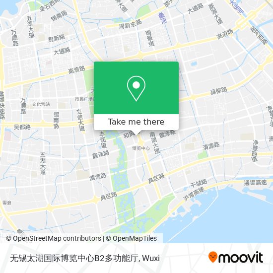 无锡太湖国际博览中心B2多功能厅 map