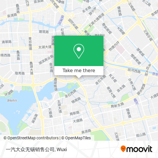 一汽大众无锡销售公司 map