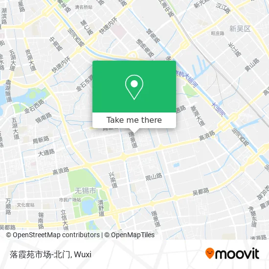 落霞苑市场-北门 map