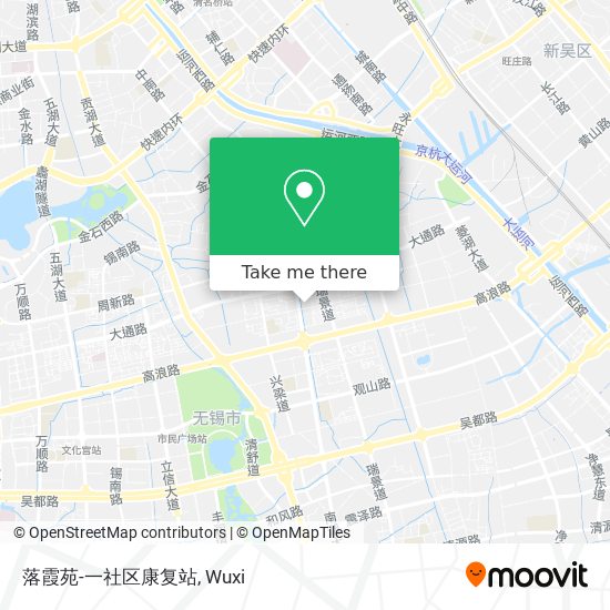 落霞苑-一社区康复站 map
