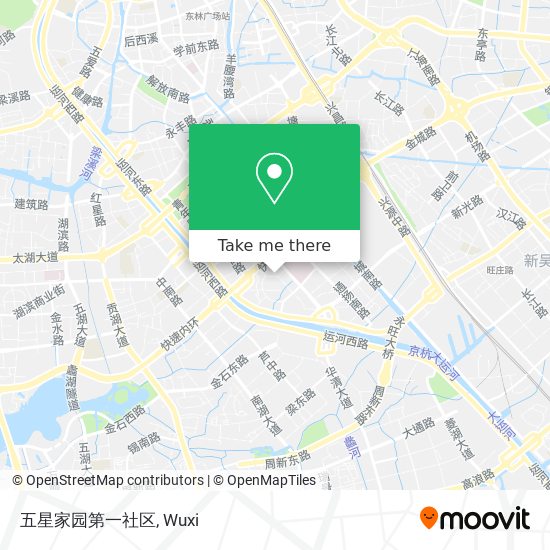 五星家园第一社区 map