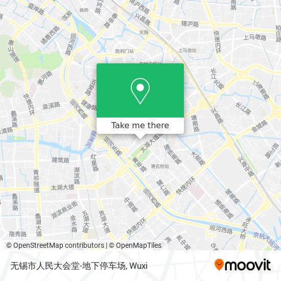 无锡市人民大会堂-地下停车场 map