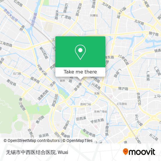 无锡市中西医结合医院 map