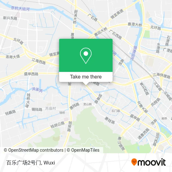 百乐广场2号门 map