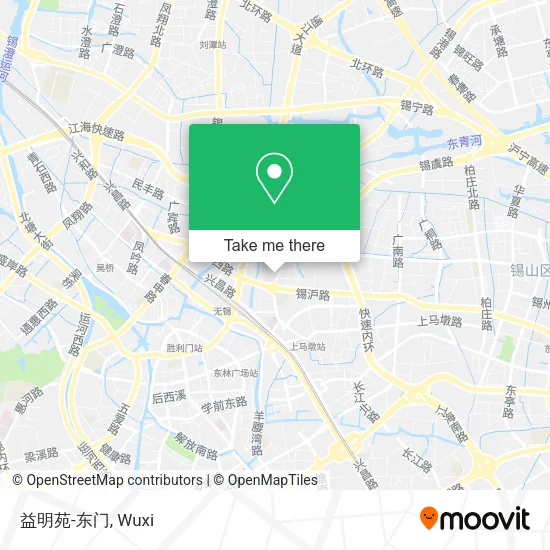 益明苑-东门 map
