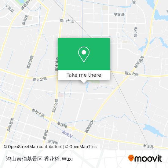鸿山泰伯墓景区-香花桥 map