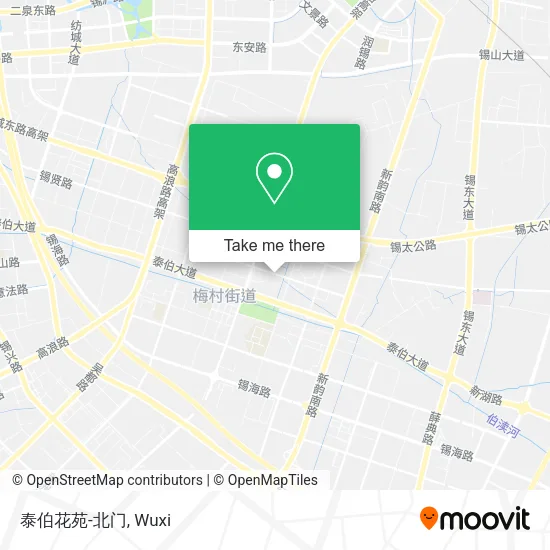 泰伯花苑-北门 map