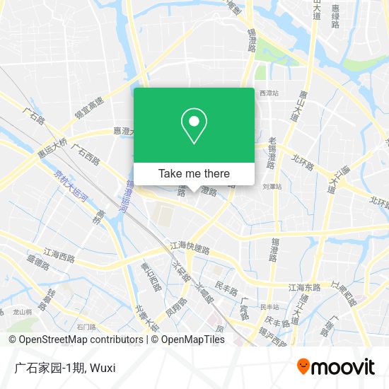 广石家园-1期 map