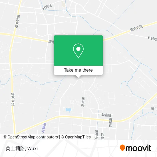 黄土塘路 map