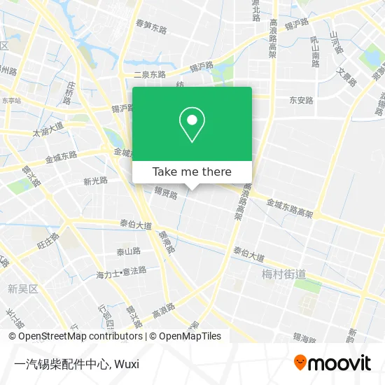 一汽锡柴配件中心 map
