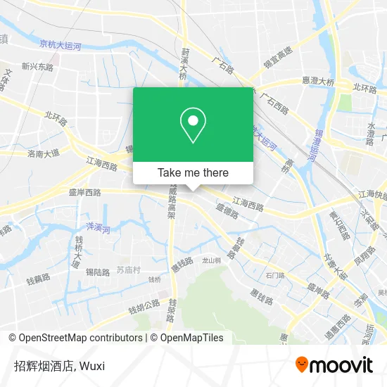 招辉烟酒店 map