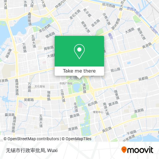 无锡市行政审批局 map