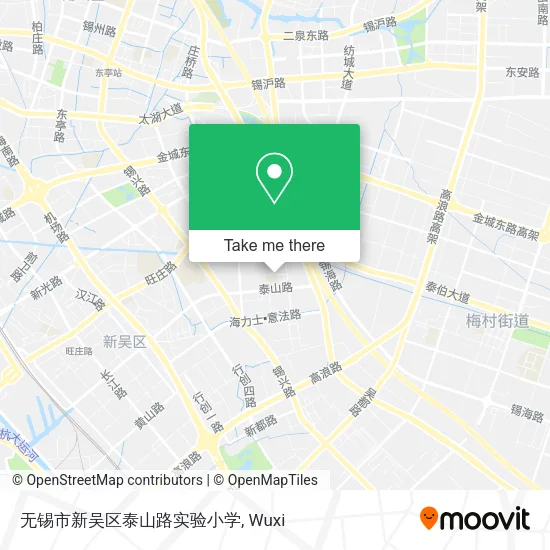 无锡市新吴区泰山路实验小学 map