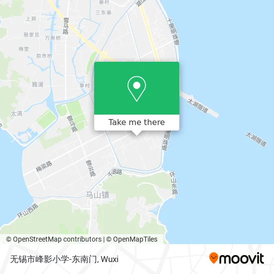 无锡市峰影小学-东南门 map