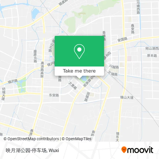 映月湖公园-停车场 map