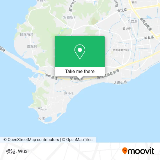 横港 map
