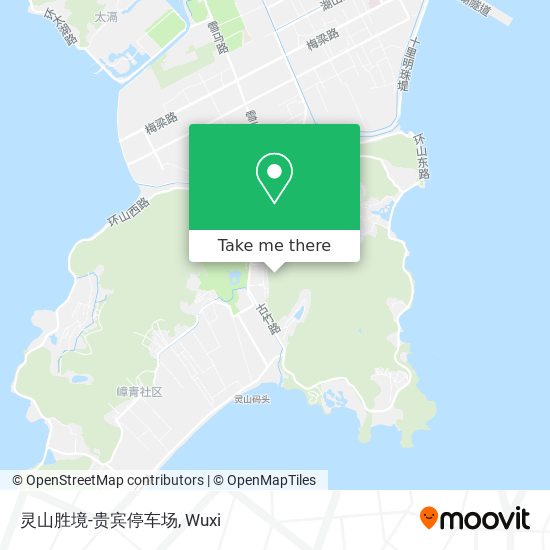 灵山胜境-贵宾停车场 map