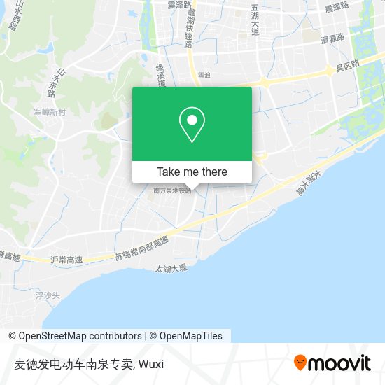 麦德发电动车南泉专卖 map