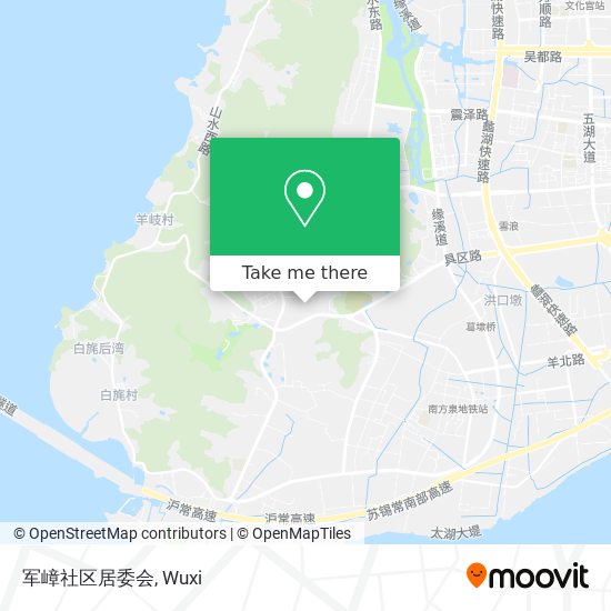 军嶂社区居委会 map