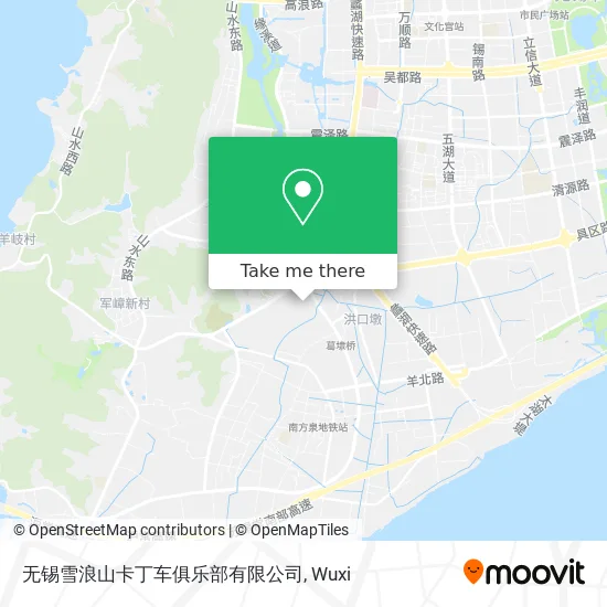 无锡雪浪山卡丁车俱乐部有限公司 map