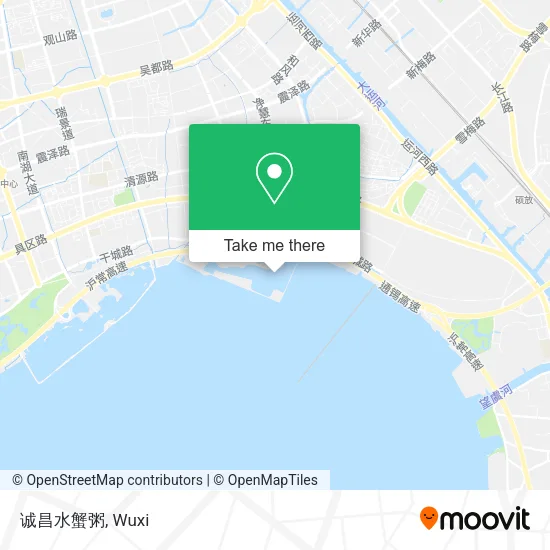 诚昌水蟹粥 map