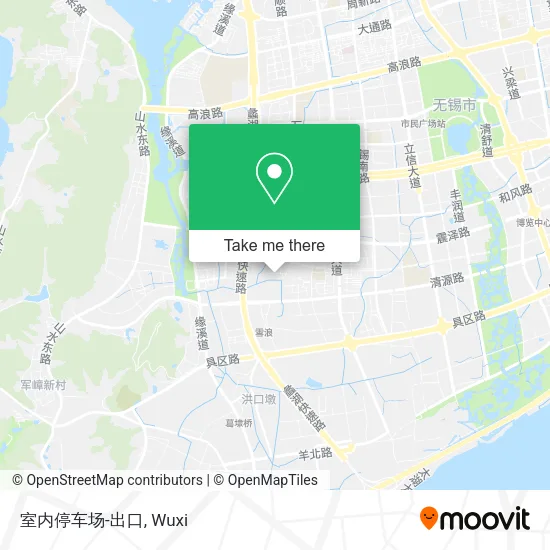 室内停车场-出口 map