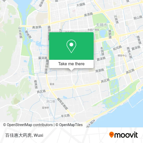 百佳惠大药房 map